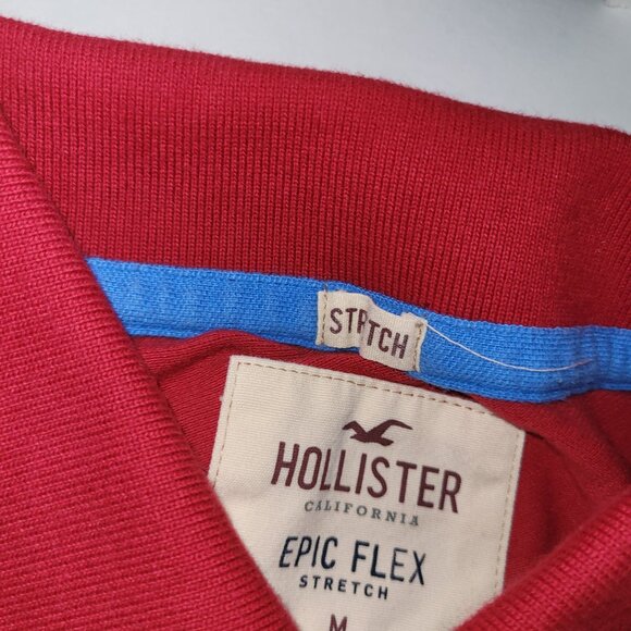 Hollister Polo Epic Flex Stretch Size Medium - Picture 4 of 5